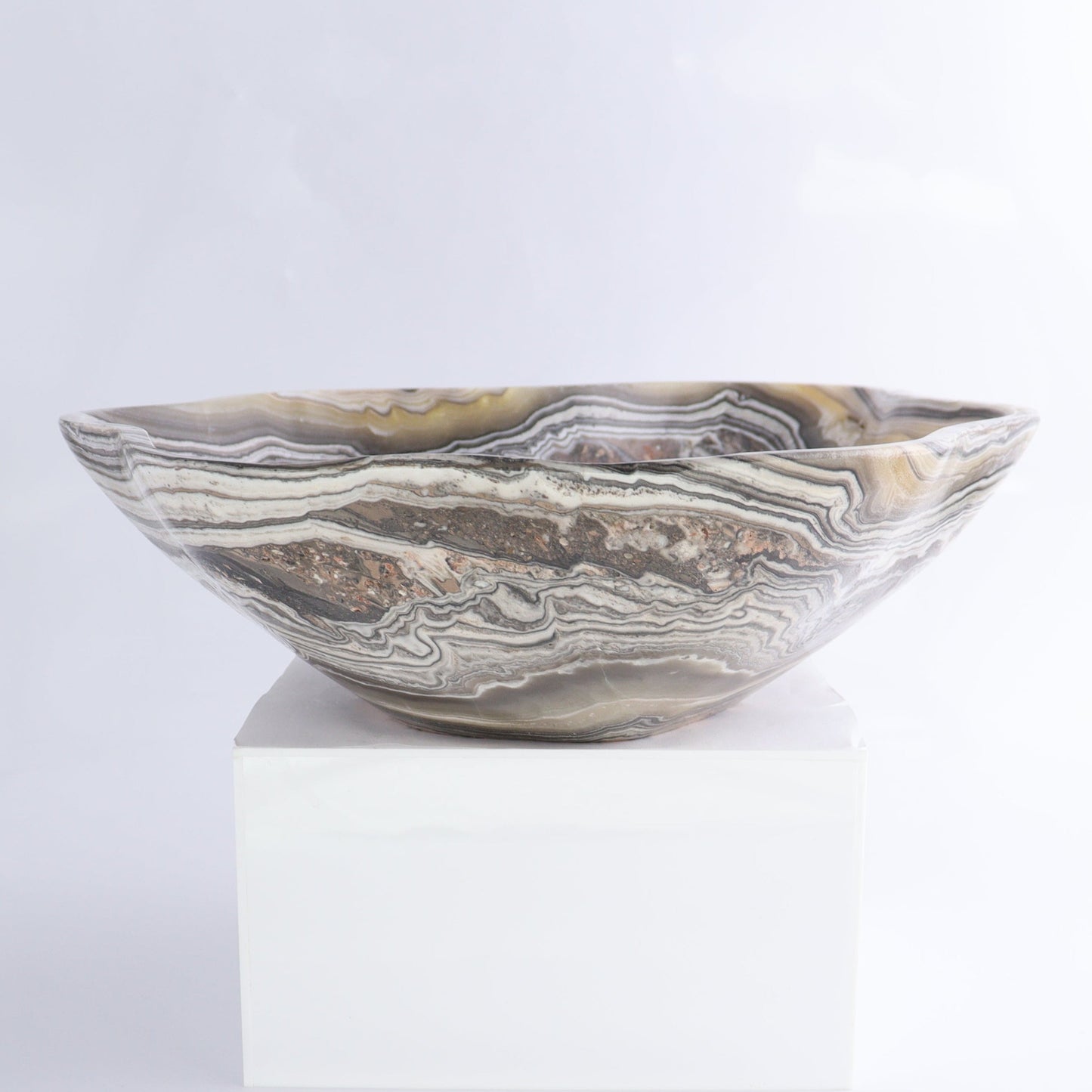 Mexican Onyx/Calcite Bowl - Expert Wholesale and Supplier of Wholesale Crystals & Bulk Gemstones, ["Bowls","Calcite","Mexico","onyx"]