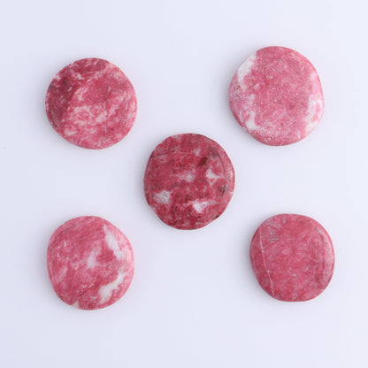 Thulite Flat Stones Set of 14 - Expert Wholesale and Supplier of Wholesale Crystals & Bulk Gemstones, ["Flat Stone","thulite"]
