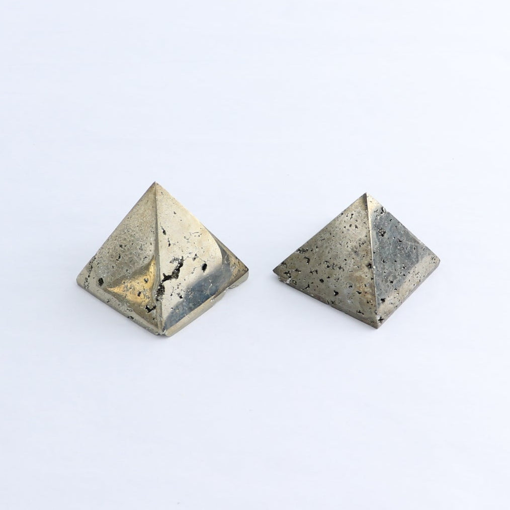 Pyrite Pyramids Set of 6