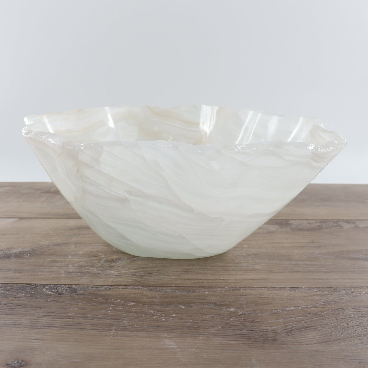 Mexican Onyx/Calcite Bowl 15"
