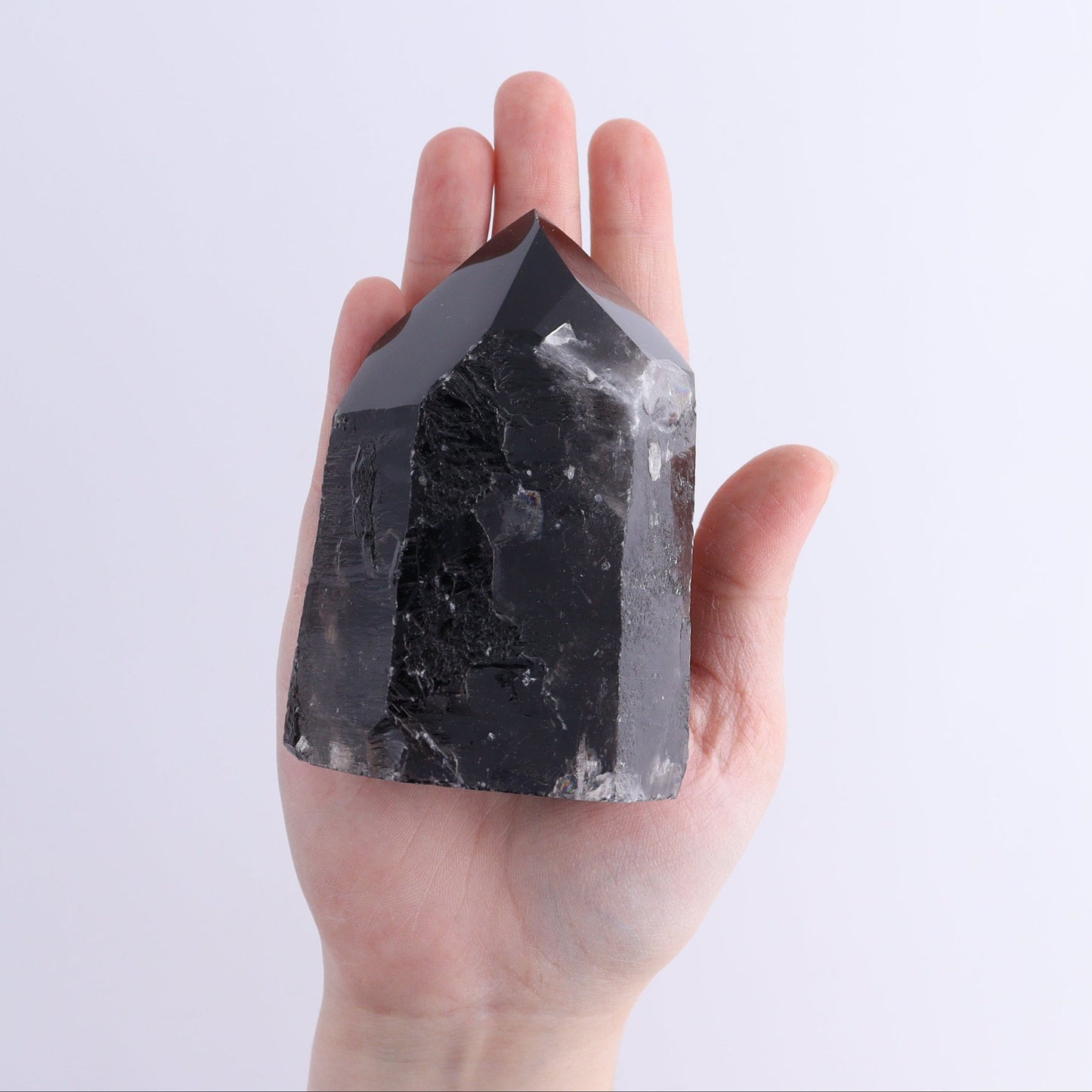 Dark Smoky Quartz Towers Set of 8 - Expert Wholesale and Supplier of Wholesale Crystals & Bulk Gemstones, ["close_70","Points","Quartz","Smoky Quartz","Towers"]