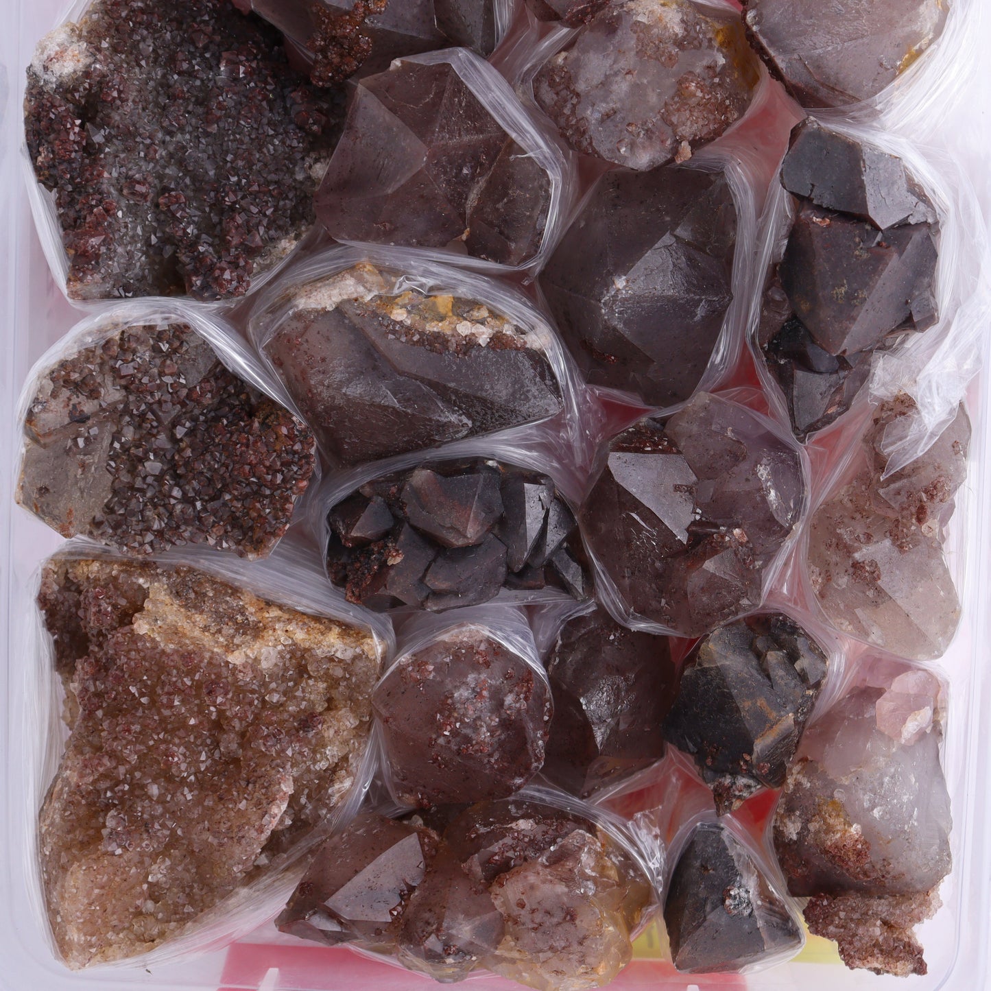 Quartz Hematite Inclusions Flat from Morocco - Expert Wholesale and Supplier of Wholesale Crystals & Bulk Gemstones, ["Flats","Hematite","Morocco","Quartz","Quartz Hematite"]