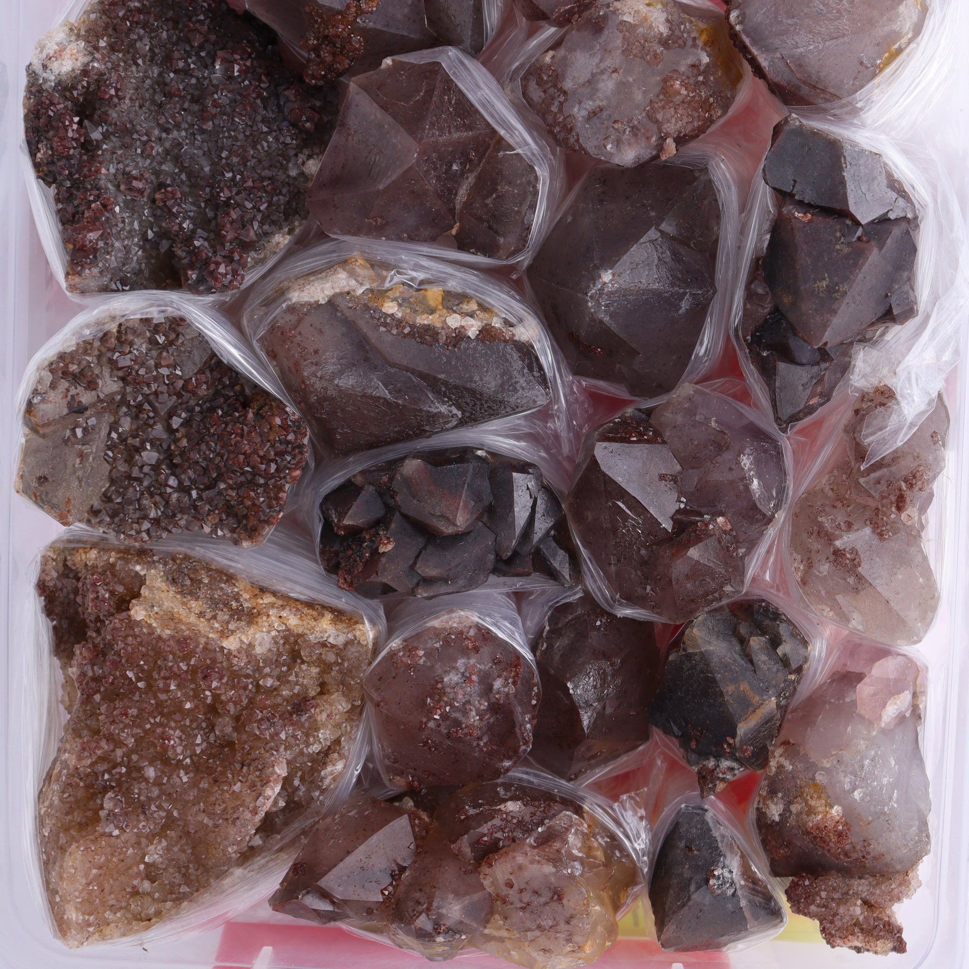 Quartz Hematite Inclusions Flat from Morocco - Expert Wholesale and Supplier of Wholesale Crystals & Bulk Gemstones, ["Flats","Hematite","Morocco","Quartz","Quartz Hematite"]