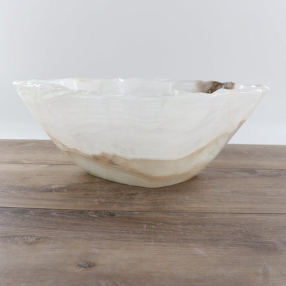 Mexican Onyx/Calcite Bowl 16"
