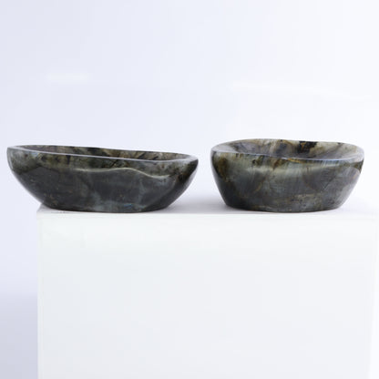 Labradorite Bowls Set of 10 - Expert Wholesale and Supplier of Wholesale Crystals & Bulk Gemstones, ["Bowls","Labradorite","Madagascar"]