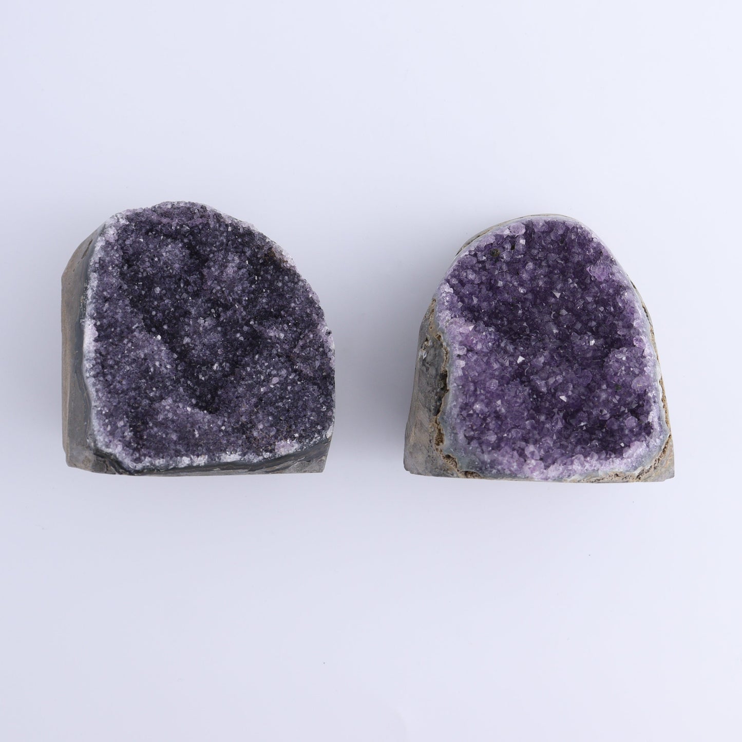 Uruguay Amethyst Cut Base Set of 6 - Expert Wholesale and Supplier of Wholesale Crystals & Bulk Gemstones, ["Amethyst","Cut Base","Uruguay"]