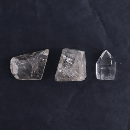 Quartz Mixed Set of 15 - Expert Wholesale and Supplier of Wholesale Crystals & Bulk Gemstones, ["Brazil","Clear Quartz","Quartz","Smoky Quartz"]