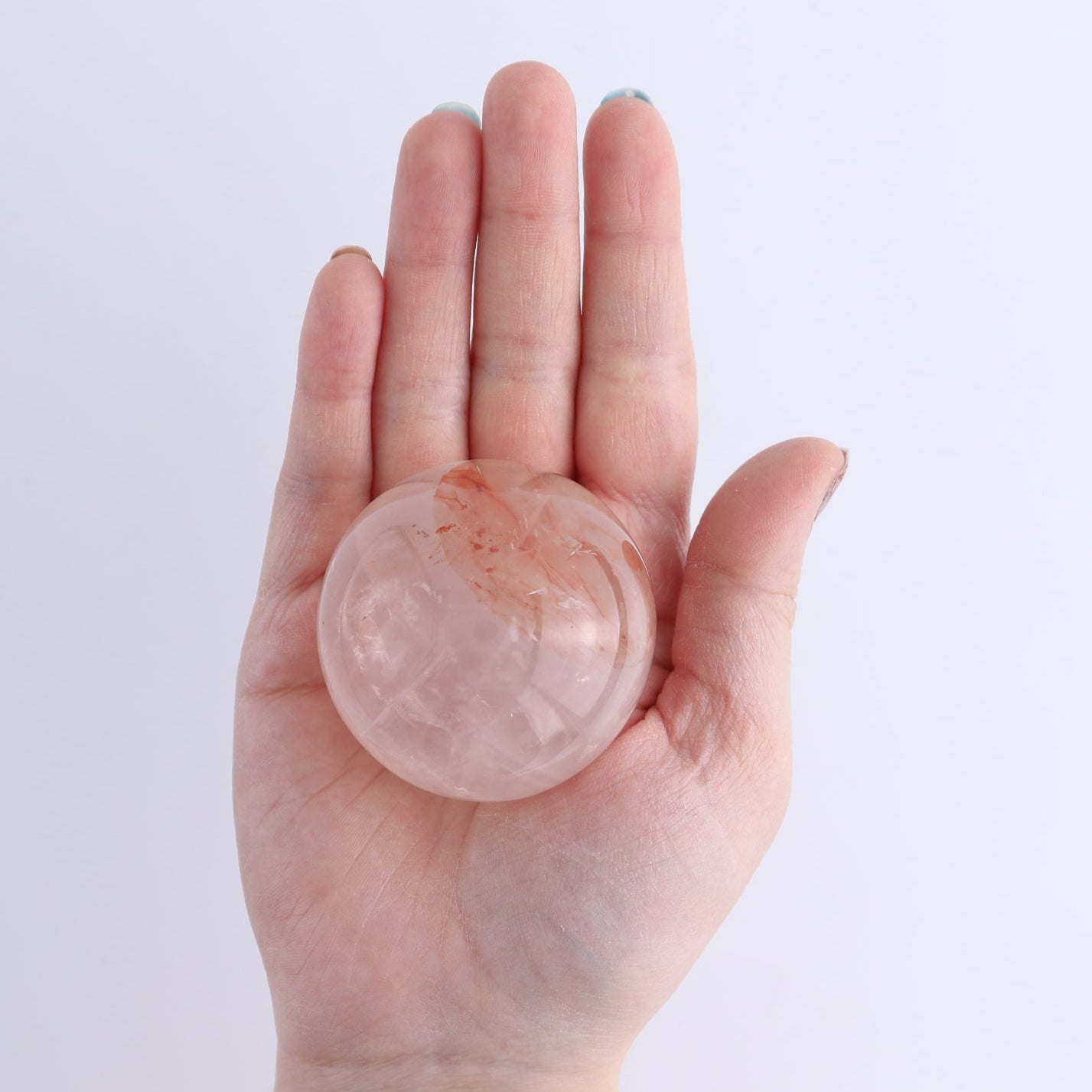 Fire Quartz Spheres Set of 5