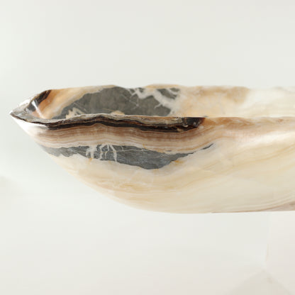 Onyx Canoe Bowl - Expert Wholesale and Supplier of Wholesale Crystals & Bulk Gemstones, ["Bowls","canoe","Mexico","onyx"]