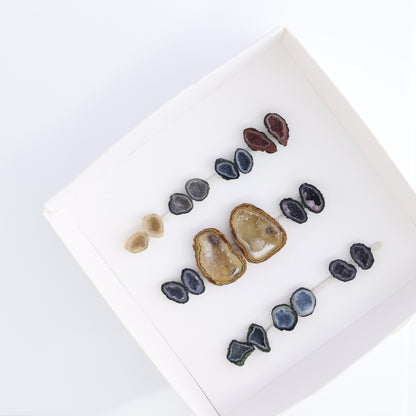 Tabasco Geodes 10 Pairs - Expert Wholesale and Supplier of Wholesale Crystals & Bulk Gemstones, ["Geodes","Tabasco Geode"]