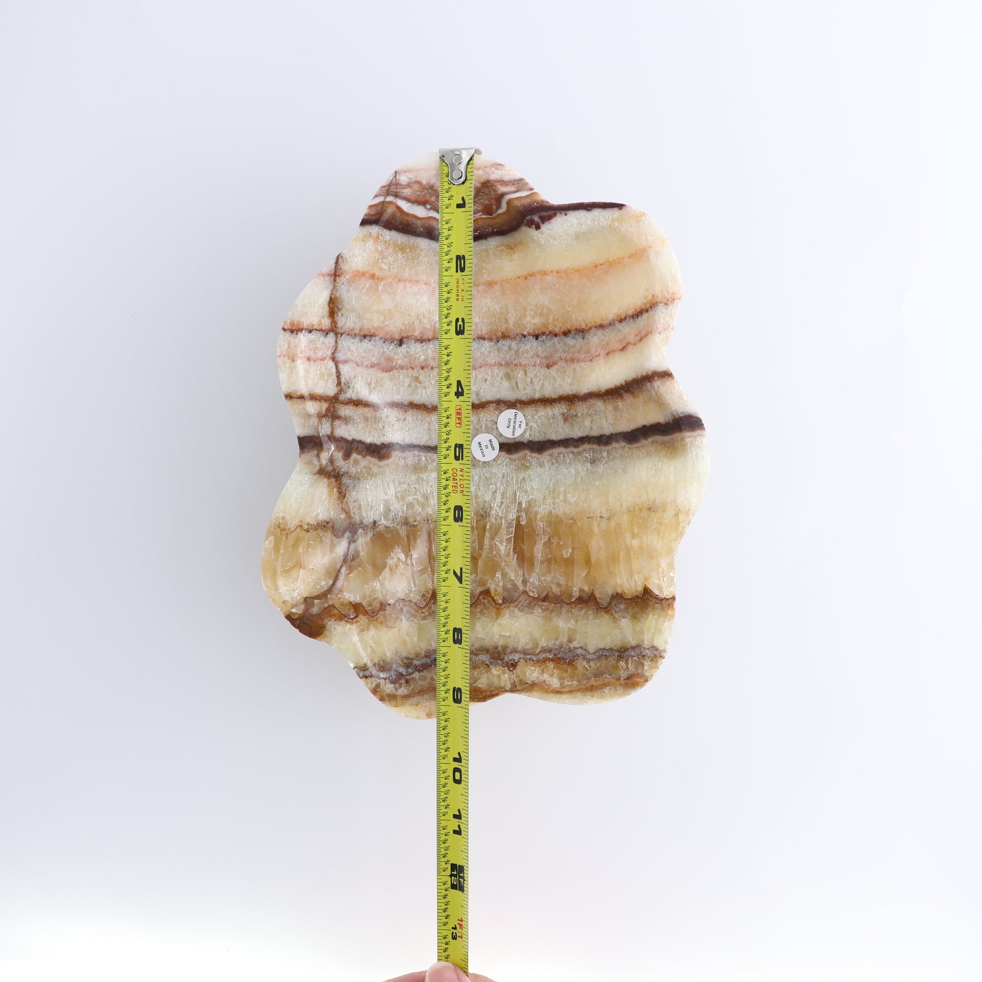 One Medium Bowl Mexican Onyx/Calcite Mix Amber - Expert Wholesale and Supplier of Wholesale Crystals & Bulk Gemstones, ["bowl","Calcite","Catalog Onyx","Decorative Dish","Mexico","onyx"]