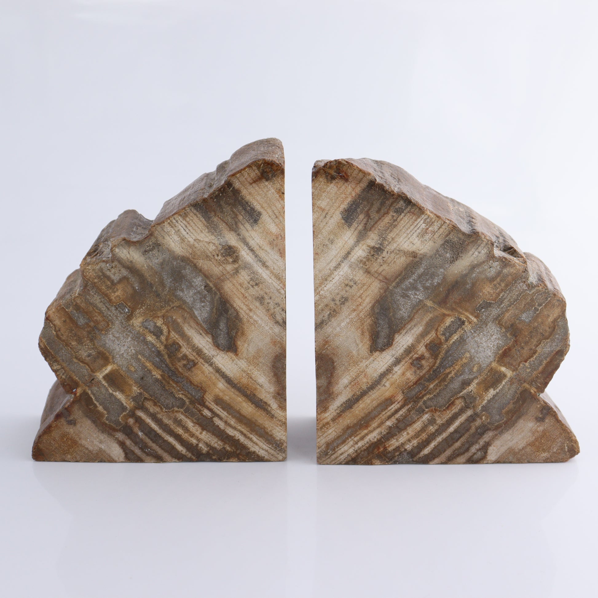 Bookends Petrified Wood - Expert Wholesale and Supplier of Wholesale Crystals & Bulk Gemstones, ["Bookends","Indonesia","Petrified Wood"]