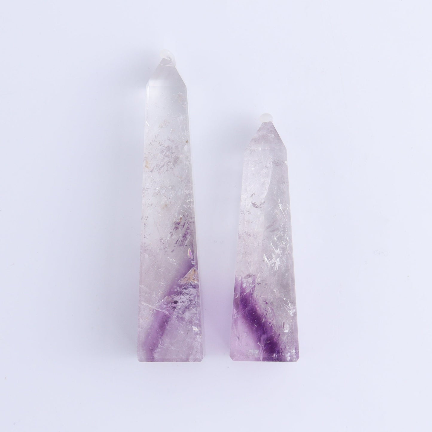 Amethyst Obelisks Set of 6 - Expert Wholesale and Supplier of Wholesale Crystals & Bulk Gemstones, ["Amethyst","Brazil","Obelisk"]