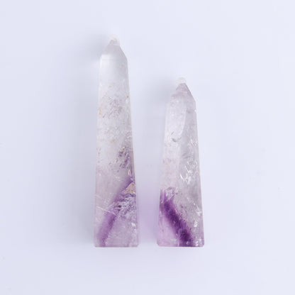 Amethyst Obelisks Set of 6 - Expert Wholesale and Supplier of Wholesale Crystals & Bulk Gemstones, ["Amethyst","Brazil","Obelisk"]