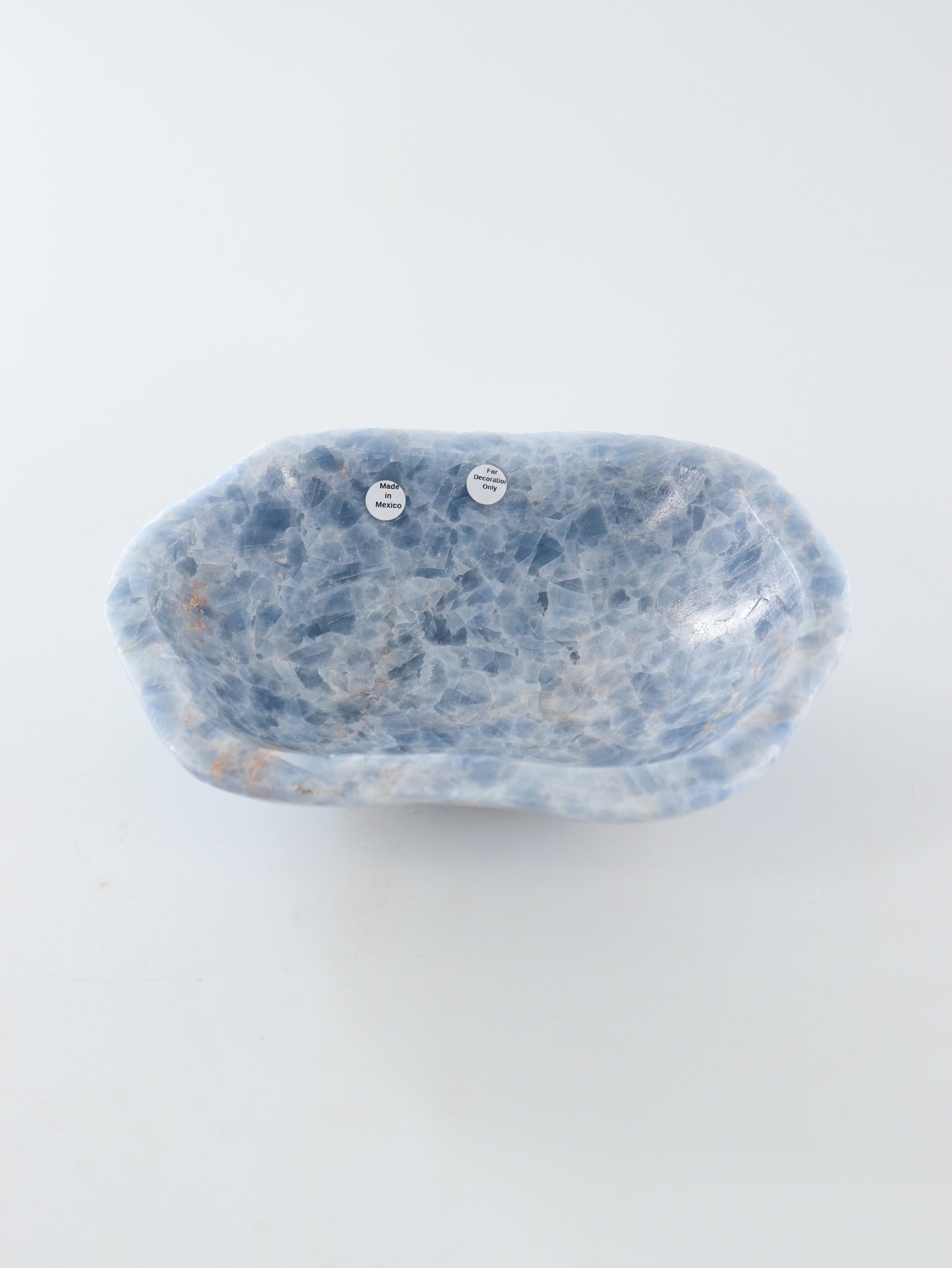 Blue Calcite Bowls Set of 3 - Expert Supplier of Wholesale Crystals & Bulk Gemstones