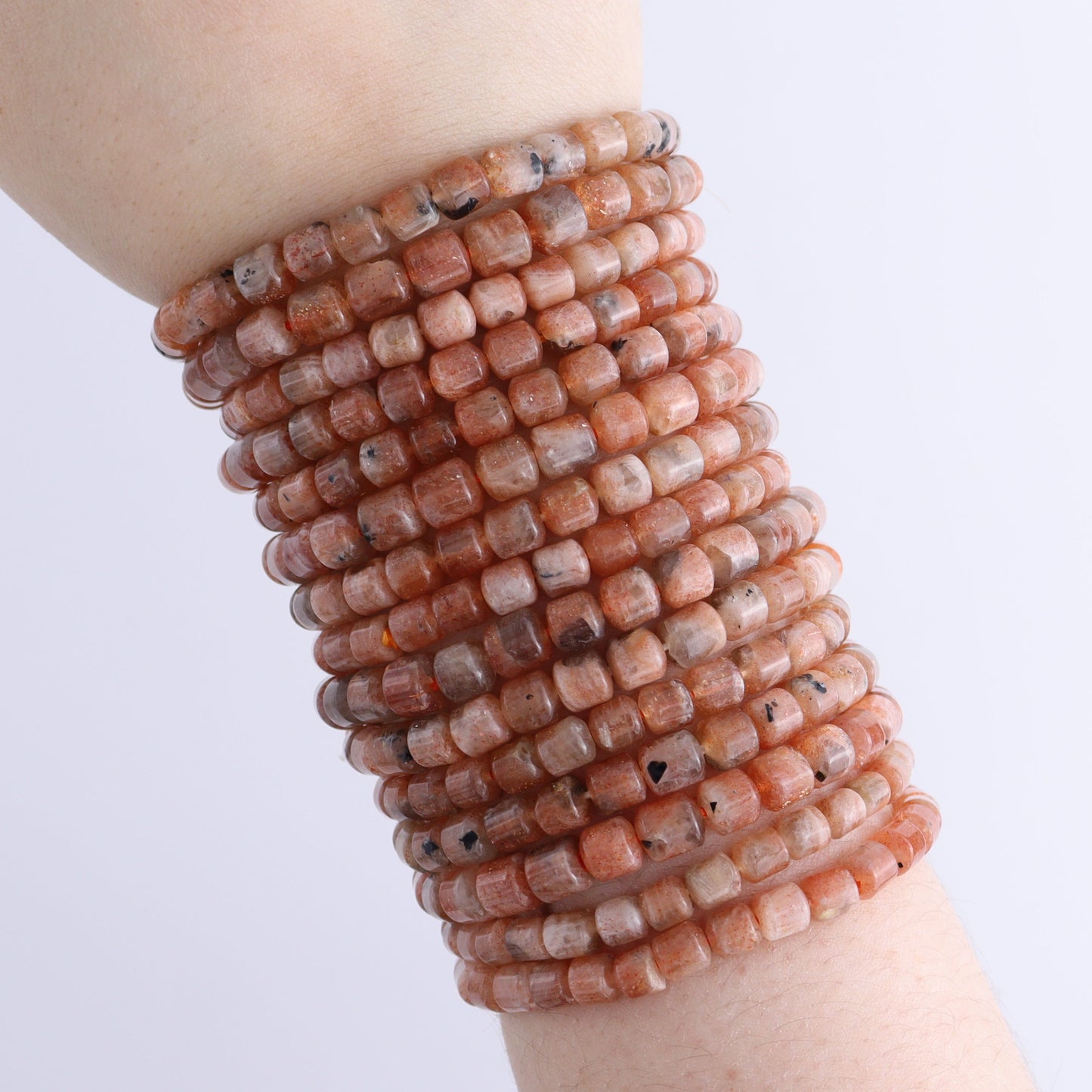 One Sunstone Cylinder Bracelet - Expert Wholesale and Supplier of Wholesale Crystals & Bulk Gemstones, ["Bracelet","bracelets","Sunstone"]