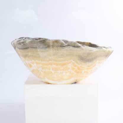 Mexican Onyx/Calcite Bowl - Expert Wholesale and Supplier of Wholesale Crystals & Bulk Gemstones, ["Bowls","Calcite","Mexico","onyx"]