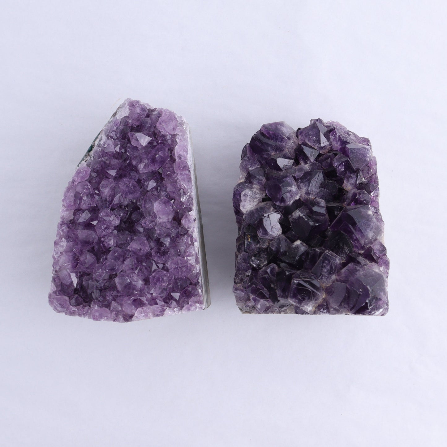 Uruguay Amethyst Cut Base Set of 8 - Expert Wholesale and Supplier of Wholesale Crystals & Bulk Gemstones, ["Amethyst","Cut Base","Uruguay"]