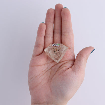 Imperfect Clear Quartz Face Polished Set of 5 - Expert Wholesale and Supplier of Wholesale Crystals & Bulk Gemstones, ["Brazil","Clear Quartz","Diamond","Face Polished","Quartz"]