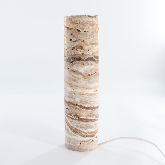 One Medium Honey Rough Top Onyx Lamp Blind - Expert Wholesale and Supplier of Wholesale Crystals & Bulk Gemstones, ["Lamps","Mexico","onyx"]