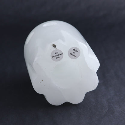 One Ghost White Mexican Onyx/Calcite with Light | Mi Esperanza Minerals | Supplier of Crystals and Onyx