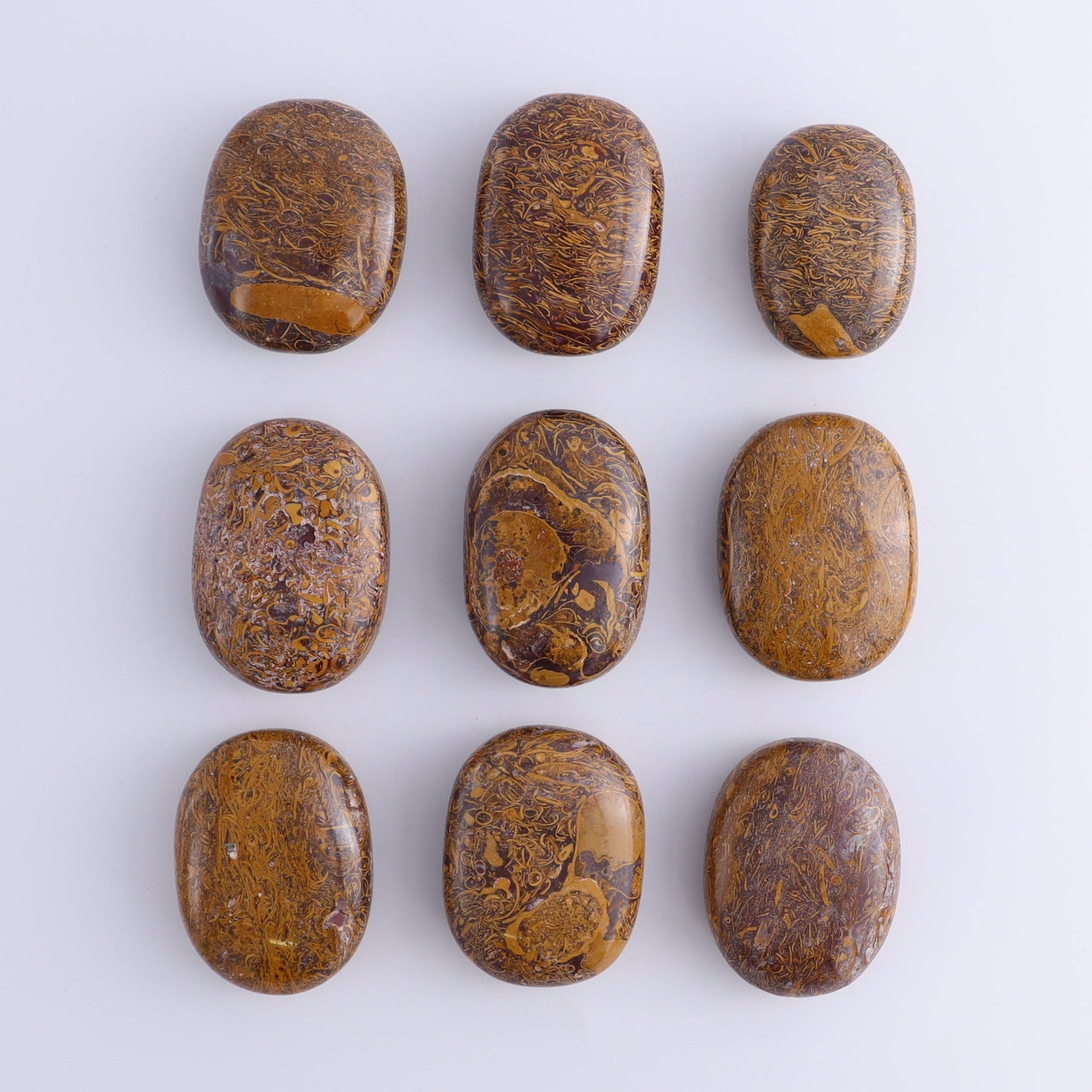 Calligraphy Jasper Palm Stones 1 kg Set - Expert Wholesale and Supplier of Wholesale Crystals & Bulk Gemstones, ["Calligraphy Jasper","jasper","Palm Stones"]