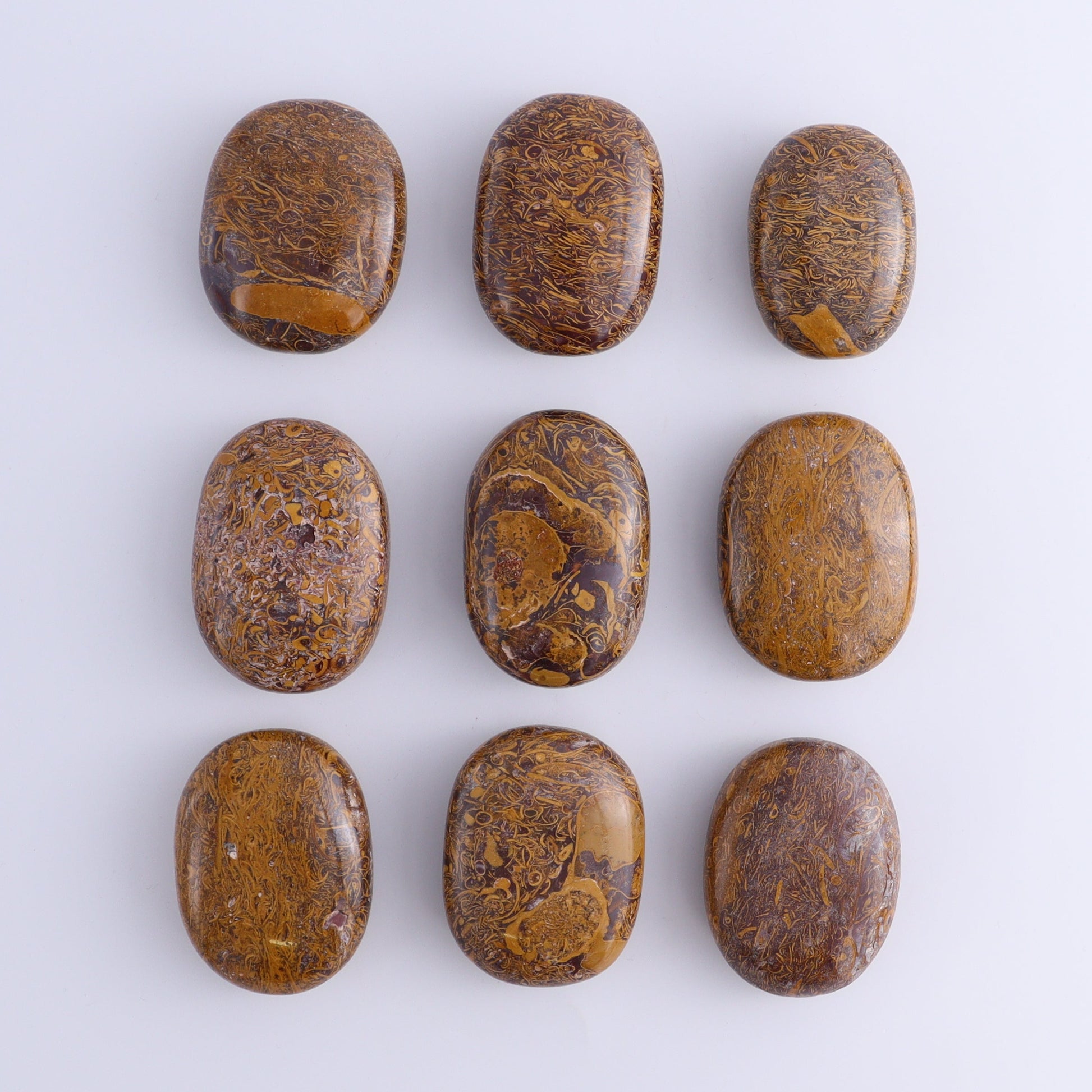 Calligraphy Jasper Palm Stones 1 kg Set - Expert Wholesale and Supplier of Wholesale Crystals & Bulk Gemstones, ["Calligraphy Jasper","jasper","Palm Stones"]