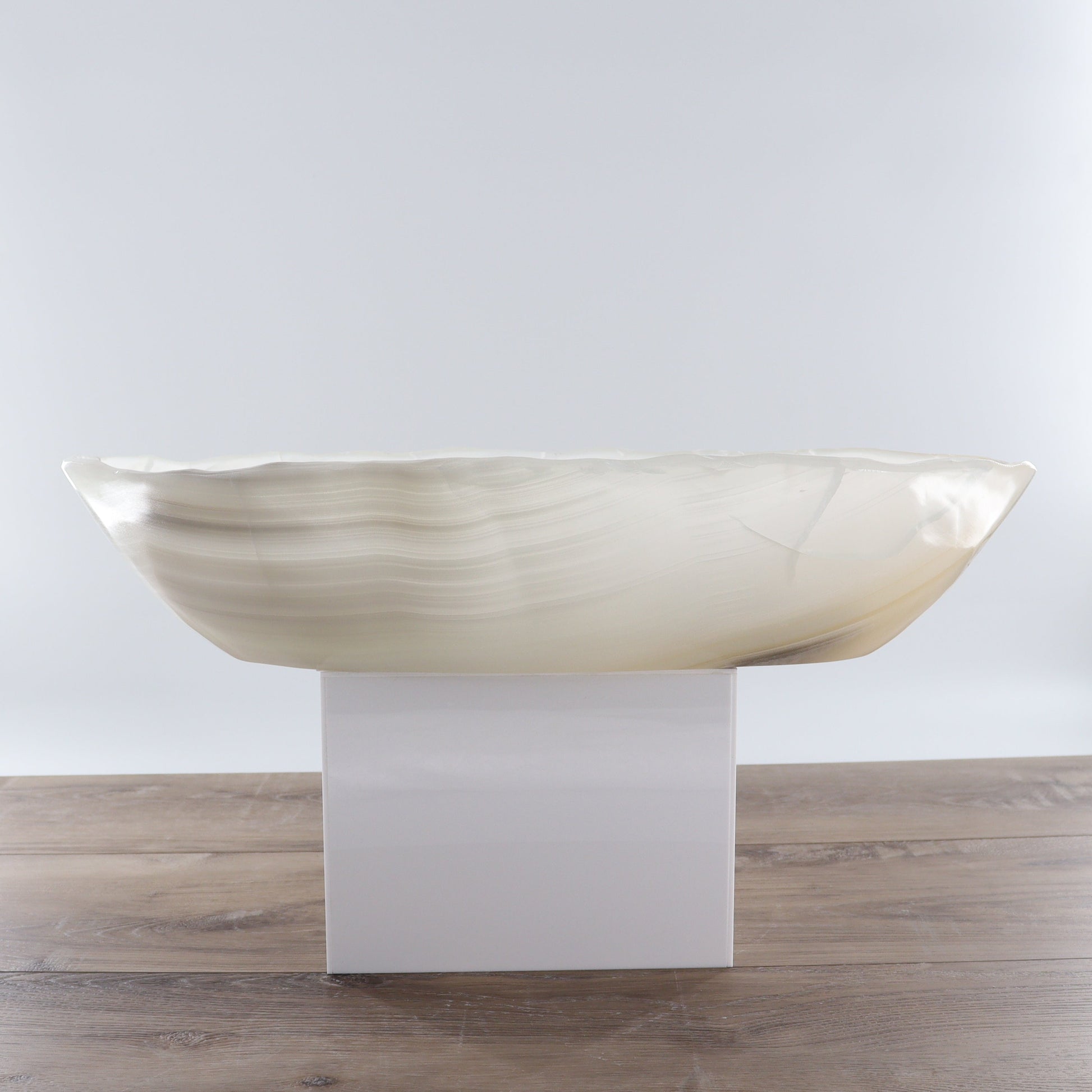 Mexican Onyx/Calcite Canoe Bowl - Expert Wholesale and Supplier of Wholesale Crystals & Bulk Gemstones, ["Bowls","Calcite","canoe","Mexico","onyx"]