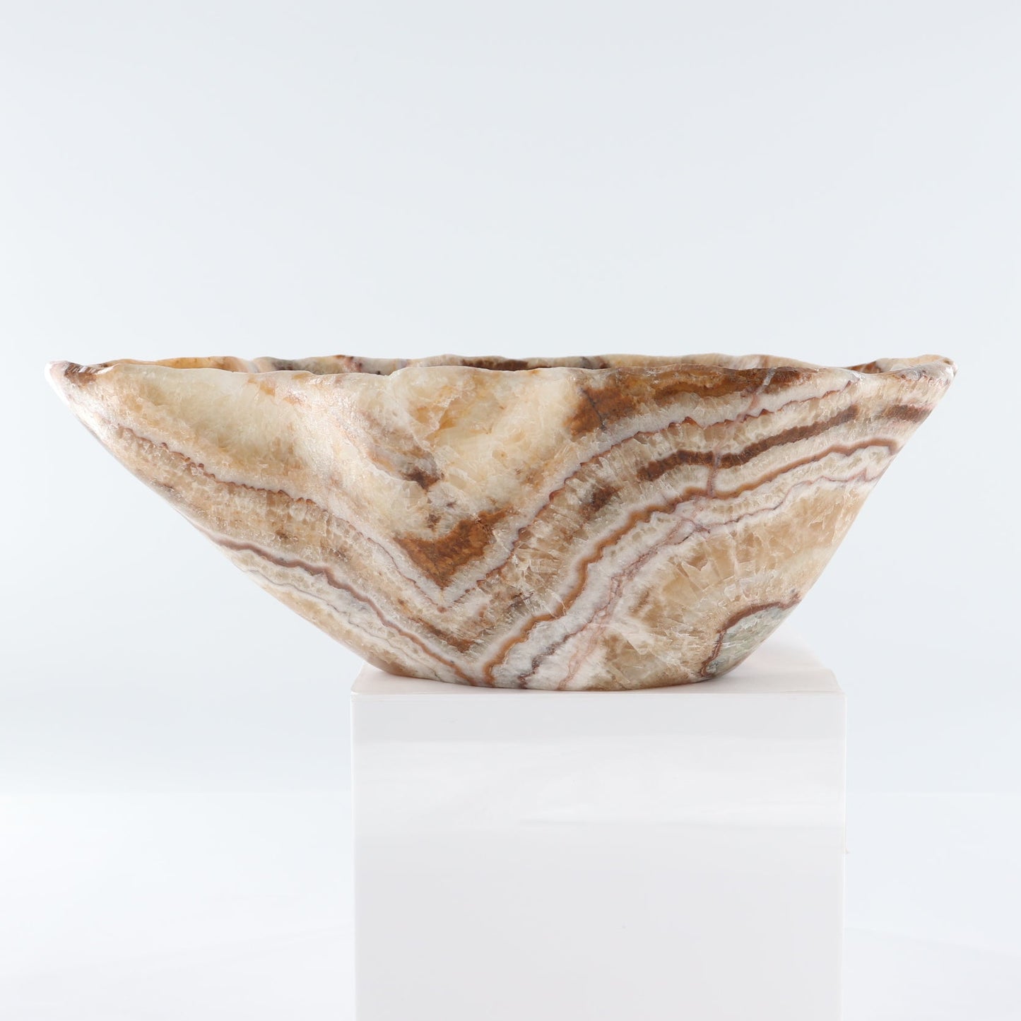 Mexican Onyx/Calcite Bowl 16"