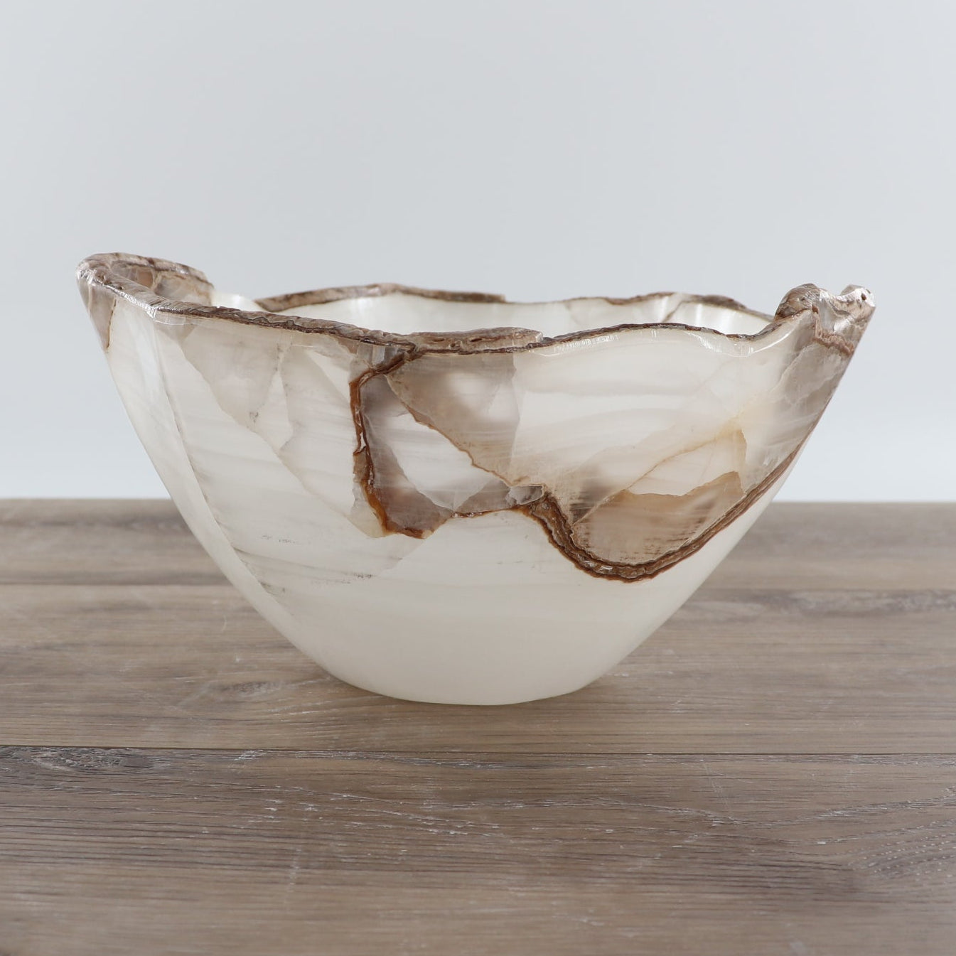 Mexican Onyx/Calcite Bowl 12"