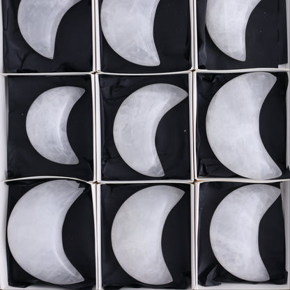 Quartz Moons Set of 12 - Expert Wholesale and Supplier of Wholesale Crystals & Bulk Gemstones, ["moons","Quartz"]