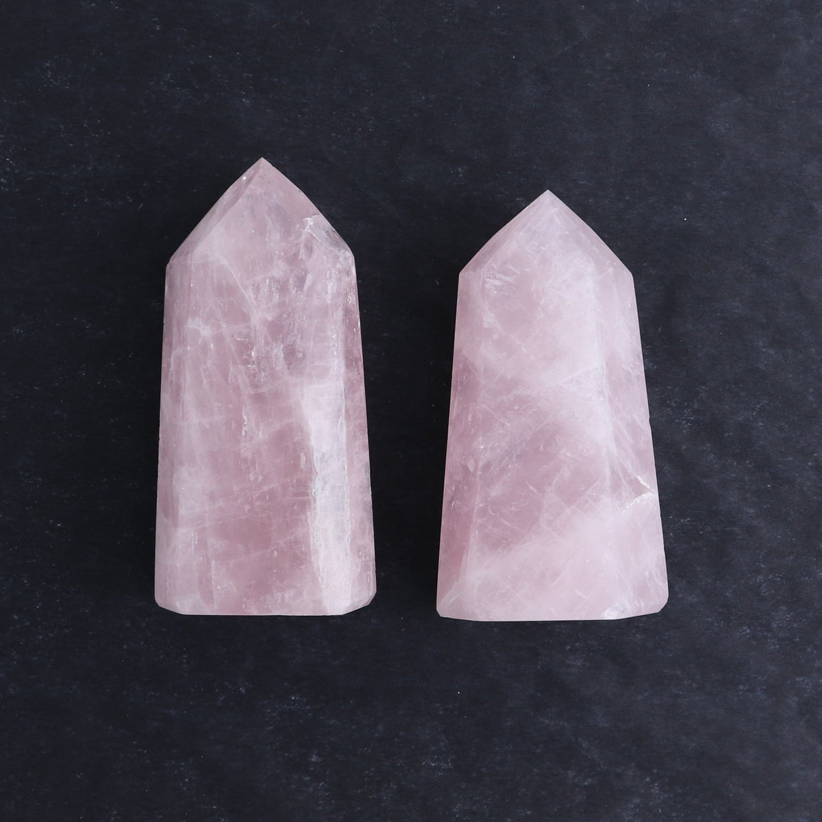 Rose Quartz Towers Set of 5