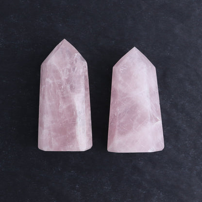 Rose Quartz Towers Set of 5