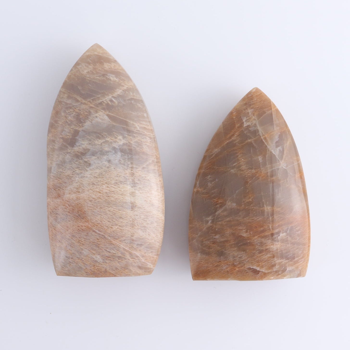 Peach Moonstone Freeform Set of 6 | Mi Esperanza Minerals | Supplier of Crystals and Onyx