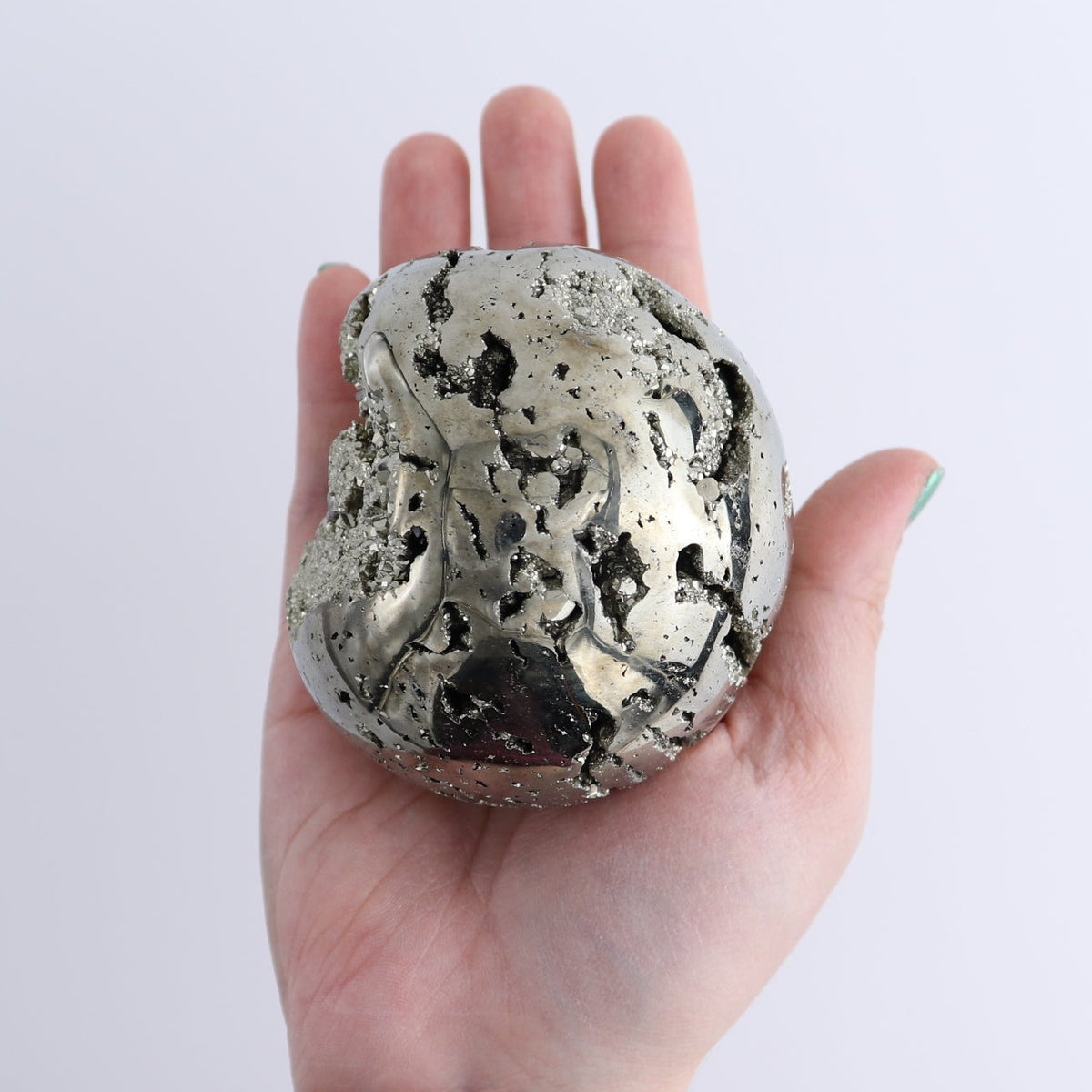 Pyrite Spheres Set of 2