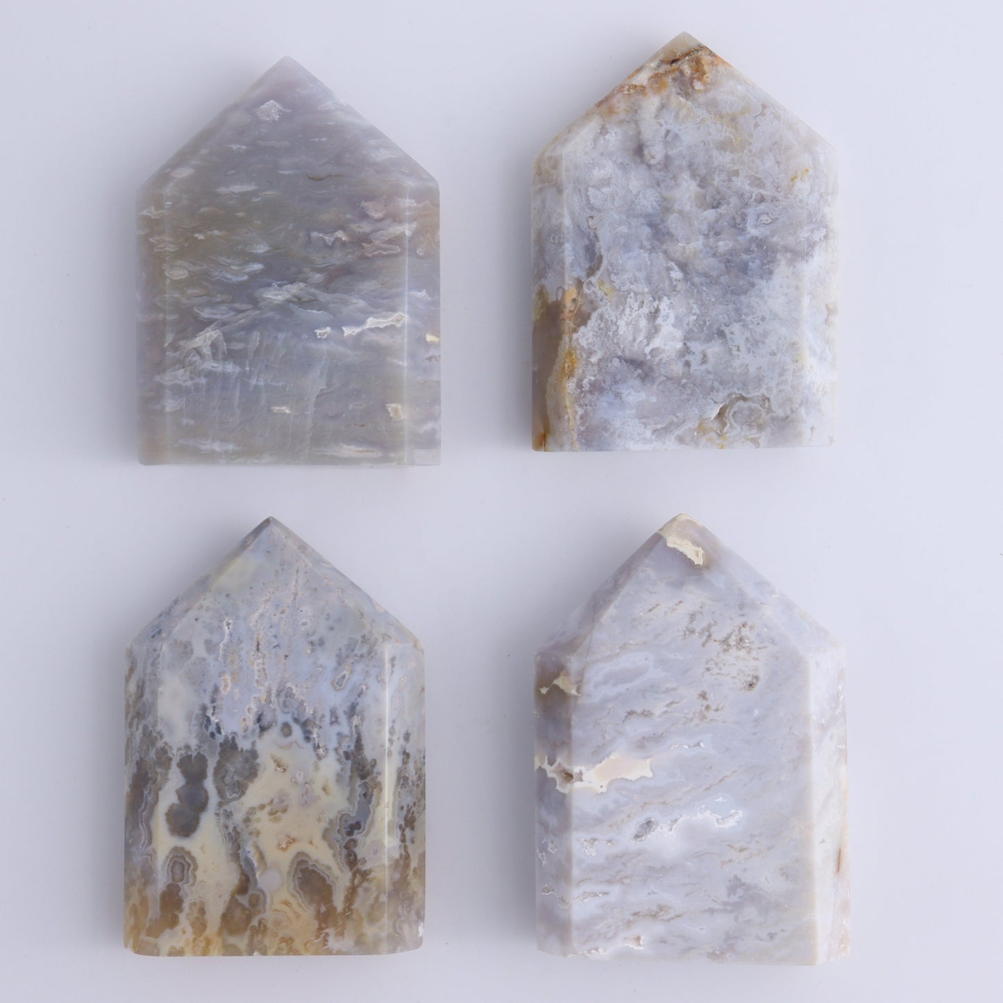 Agate Towers Set of 12 - Expert Wholesale and Supplier of Wholesale Crystals & Bulk Gemstones, ["Agate","Towers"]
