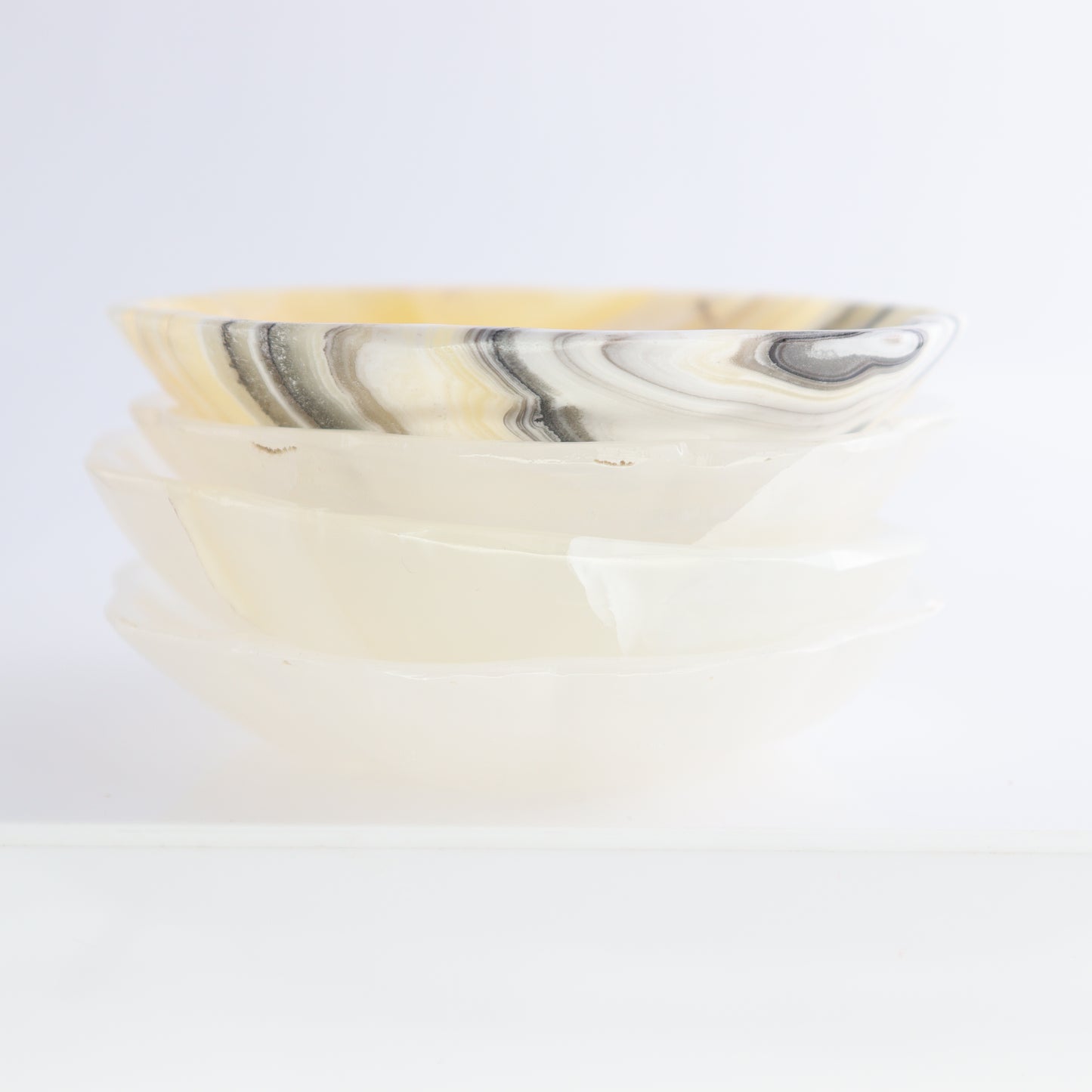 Onyx Margarita Plates Set of 8 - Expert Wholesale and Supplier of Wholesale Crystals & Bulk Gemstones, ["Margarita Plates","Mexico","onyx"]