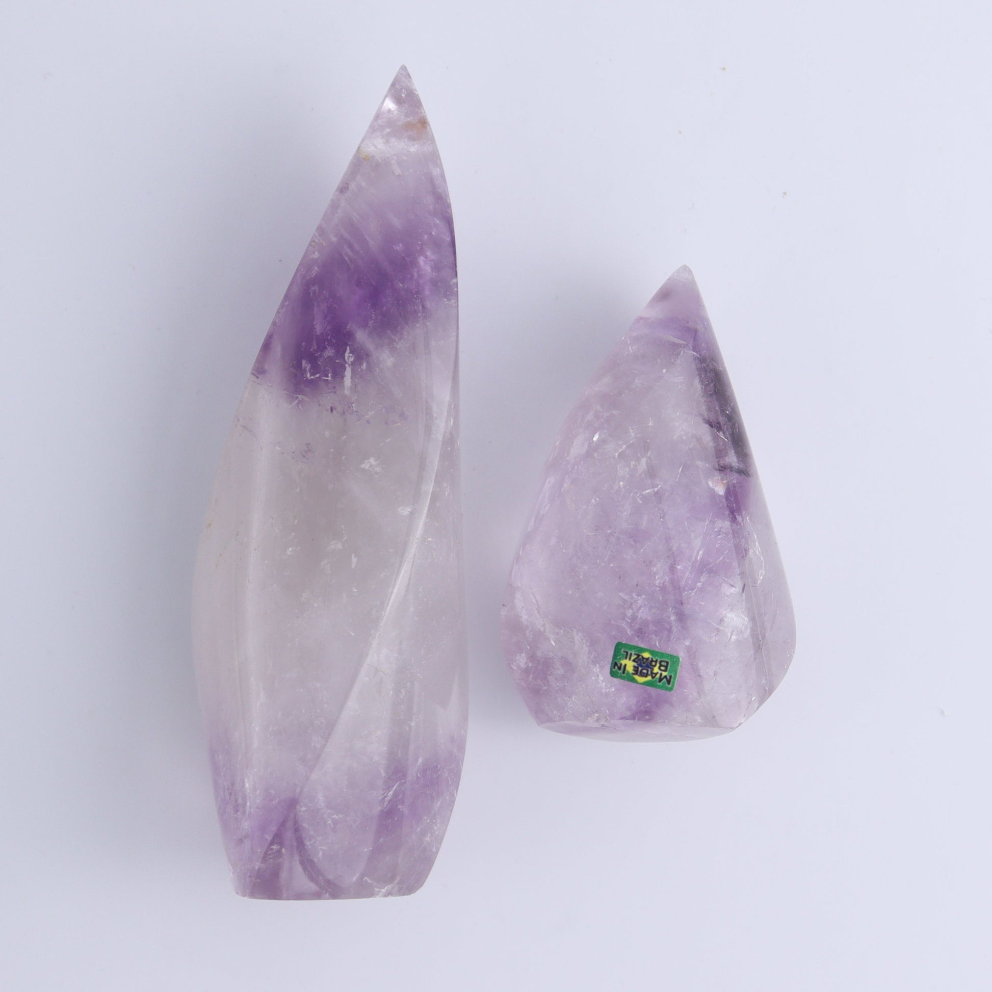 Imperfect Amethyst Flames Set of 6 - Expert Wholesale and Supplier of Wholesale Crystals & Bulk Gemstones, ["Amethyst","Brazil","flames"]