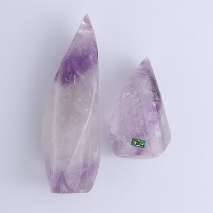 Imperfect Amethyst Flames Set of 6 - Expert Wholesale and Supplier of Wholesale Crystals & Bulk Gemstones, ["Amethyst","Brazil","flames"]