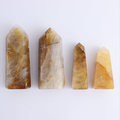 Golden Healer Towers Set of 4 - Expert Wholesale and Supplier of Wholesale Crystals & Bulk Gemstones, ["Brazil","Golden Healer","Towers"]
