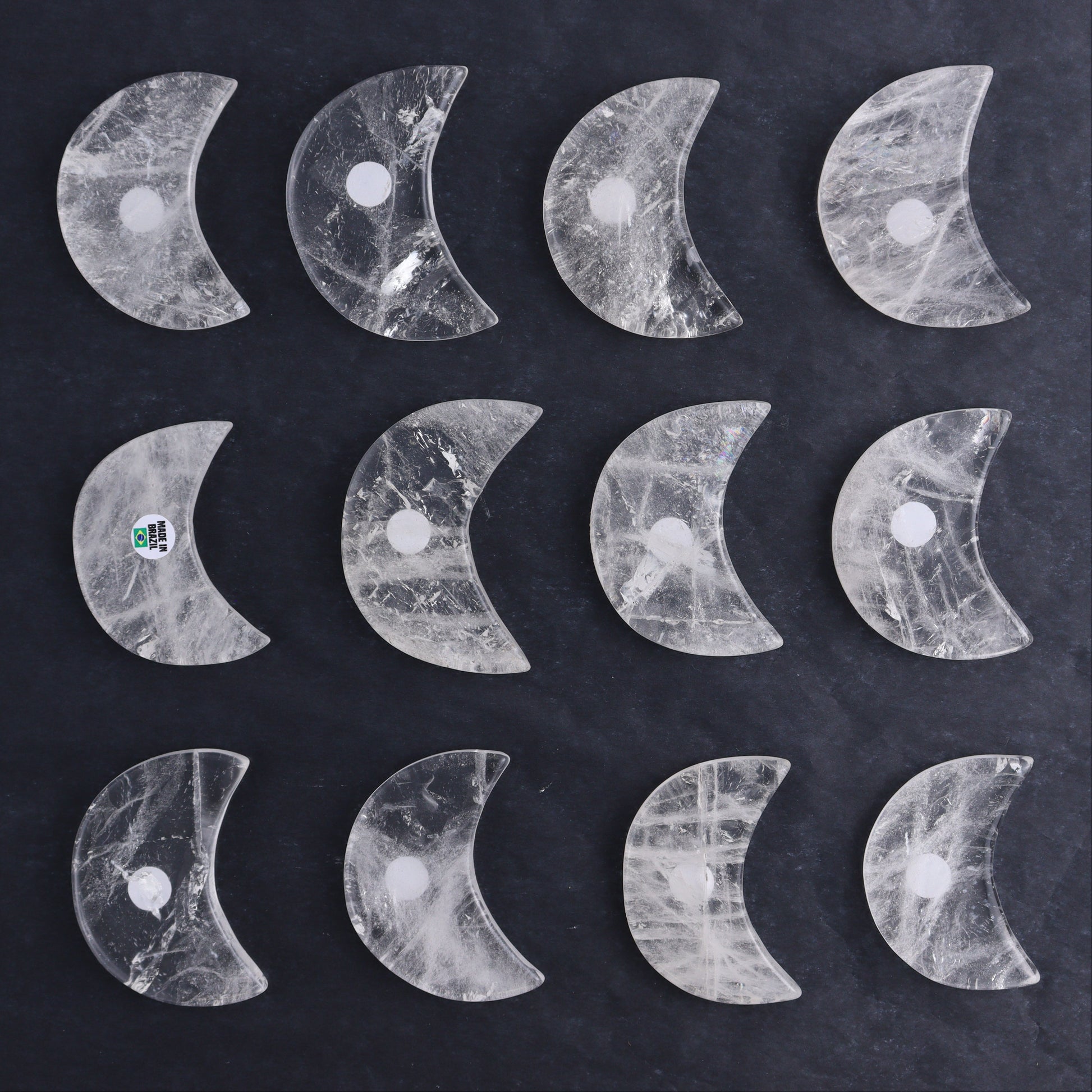 One Quartz Flat Moon from Brazil - Expert Wholesale and Supplier of Wholesale Crystals & Bulk Gemstones, ["Brazil","moons","Quartz"]