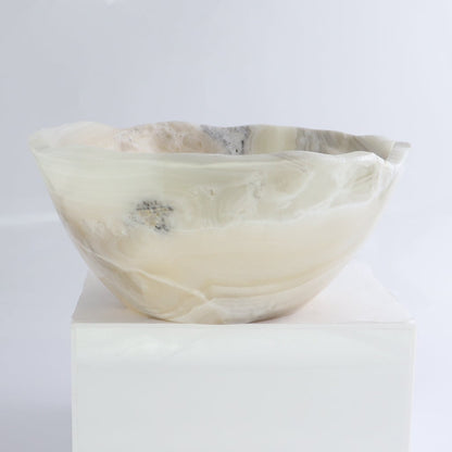 Mexican Onyx/Calcite Bowl 10"
