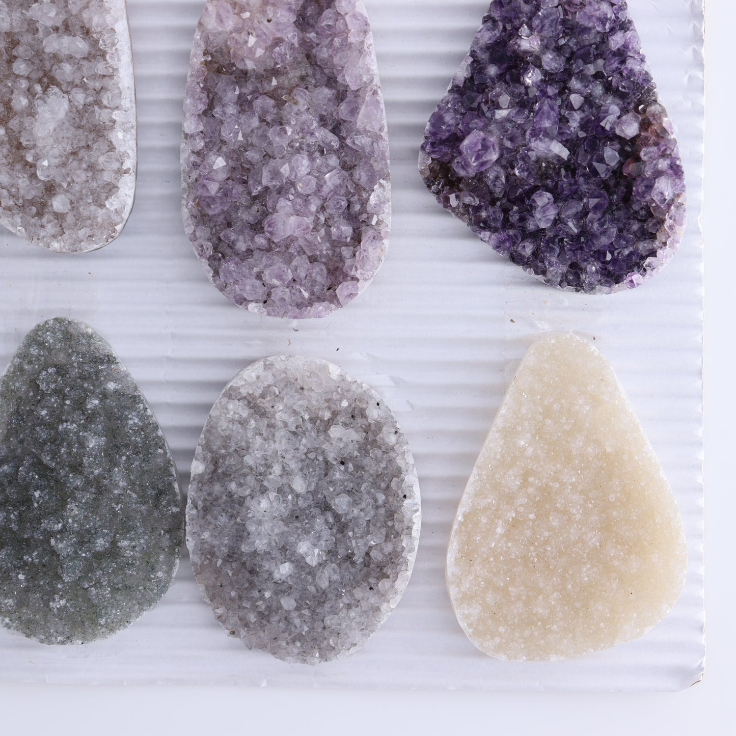 Uruguay Amethyst Cabs Set of 8 - Expert Wholesale and Supplier of Wholesale Crystals & Bulk Gemstones, ["Amethyst","Cabs","close_50","Uruguay"]