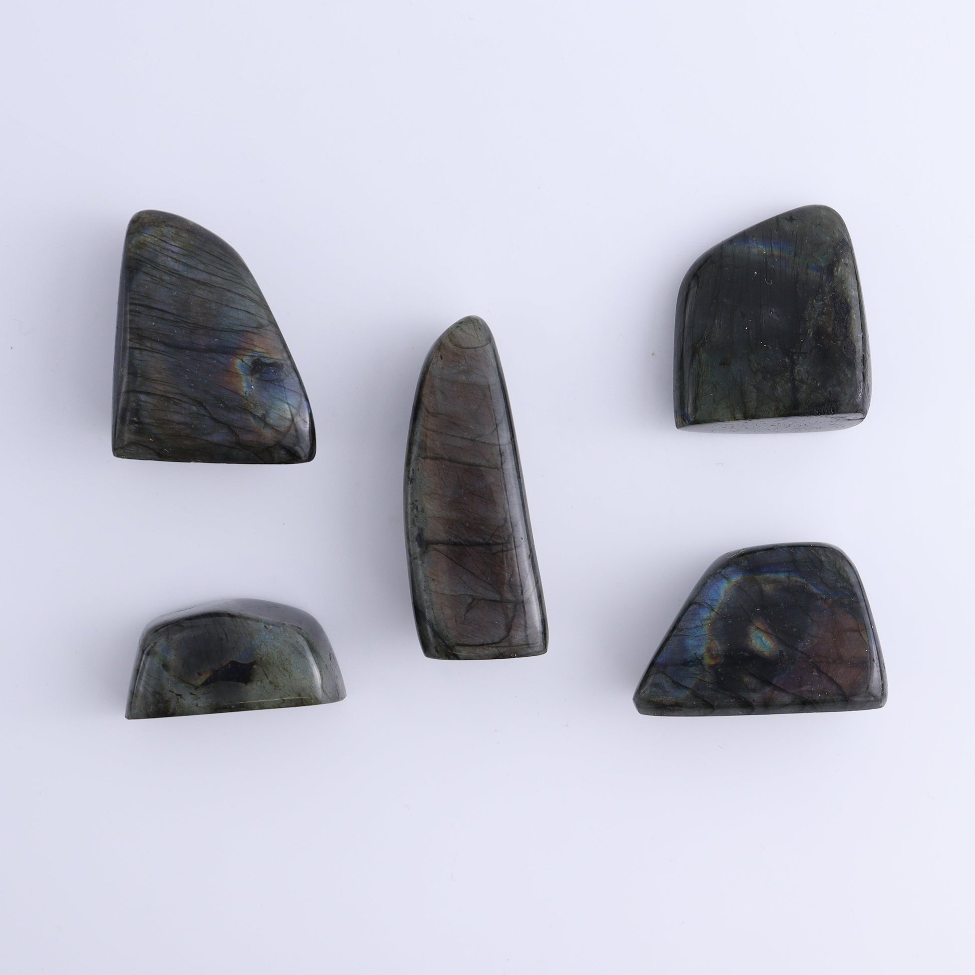 Labradorite Freeform Set of 20 - Expert Wholesale and Supplier of Wholesale Crystals & Bulk Gemstones, ["Freeforms","Labradorite","Madagascar"]