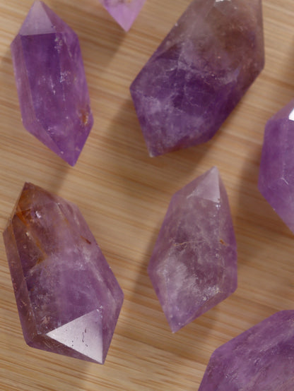 Amethyst Double Point Set of 10