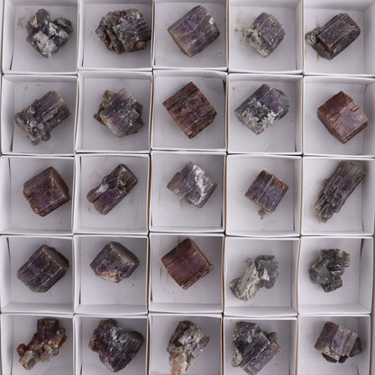 Purple Aragonite Set of 35 - Expert Wholesale and Supplier of Wholesale Crystals & Bulk Gemstones, ["aragonite","Purple Aragonite","Spain"]