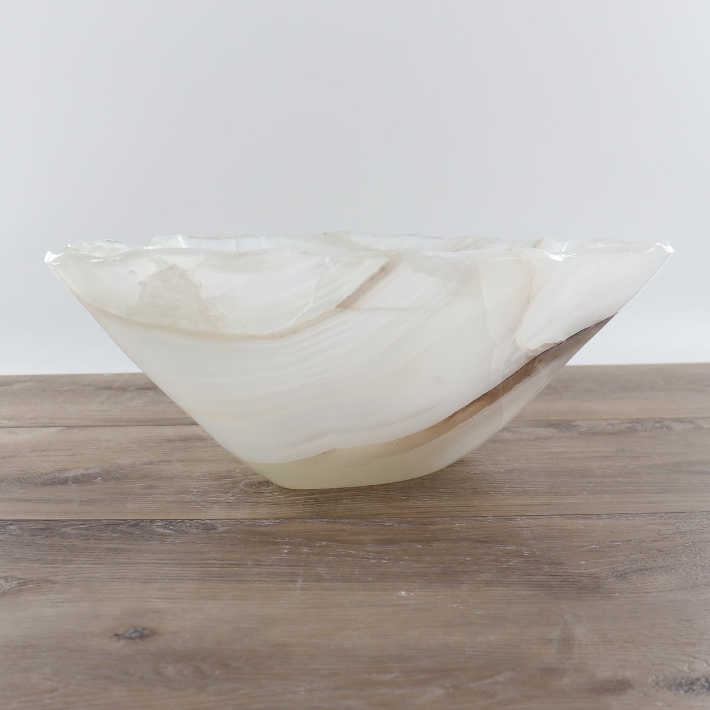 Mexican Onyx/Calcite Bowl 15"