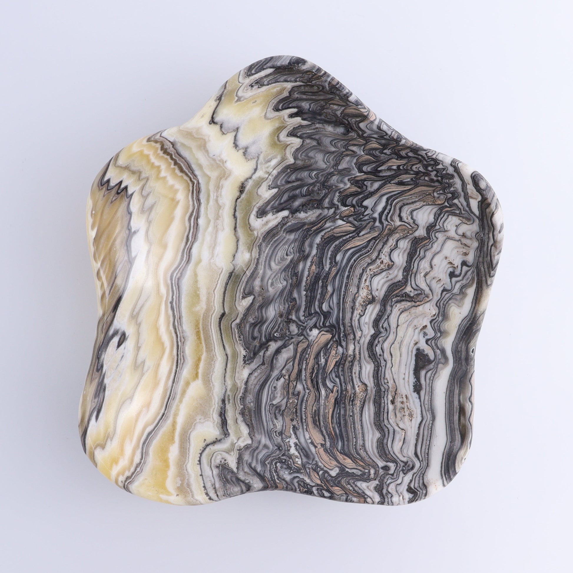 One Bowl Mexican Onyx/Calcite Yellow Zebra - Expert Wholesale and Supplier of Wholesale Crystals & Bulk Gemstones, ["bowl","Calcite","Catalog Onyx","Decorative Dish","Mexico","onyx"]