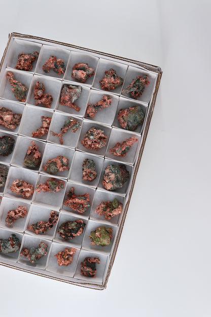 Native Copper 35pc Flat from Michigan - Expert Supplier of Wholesale Crystals & Bulk Gemstones