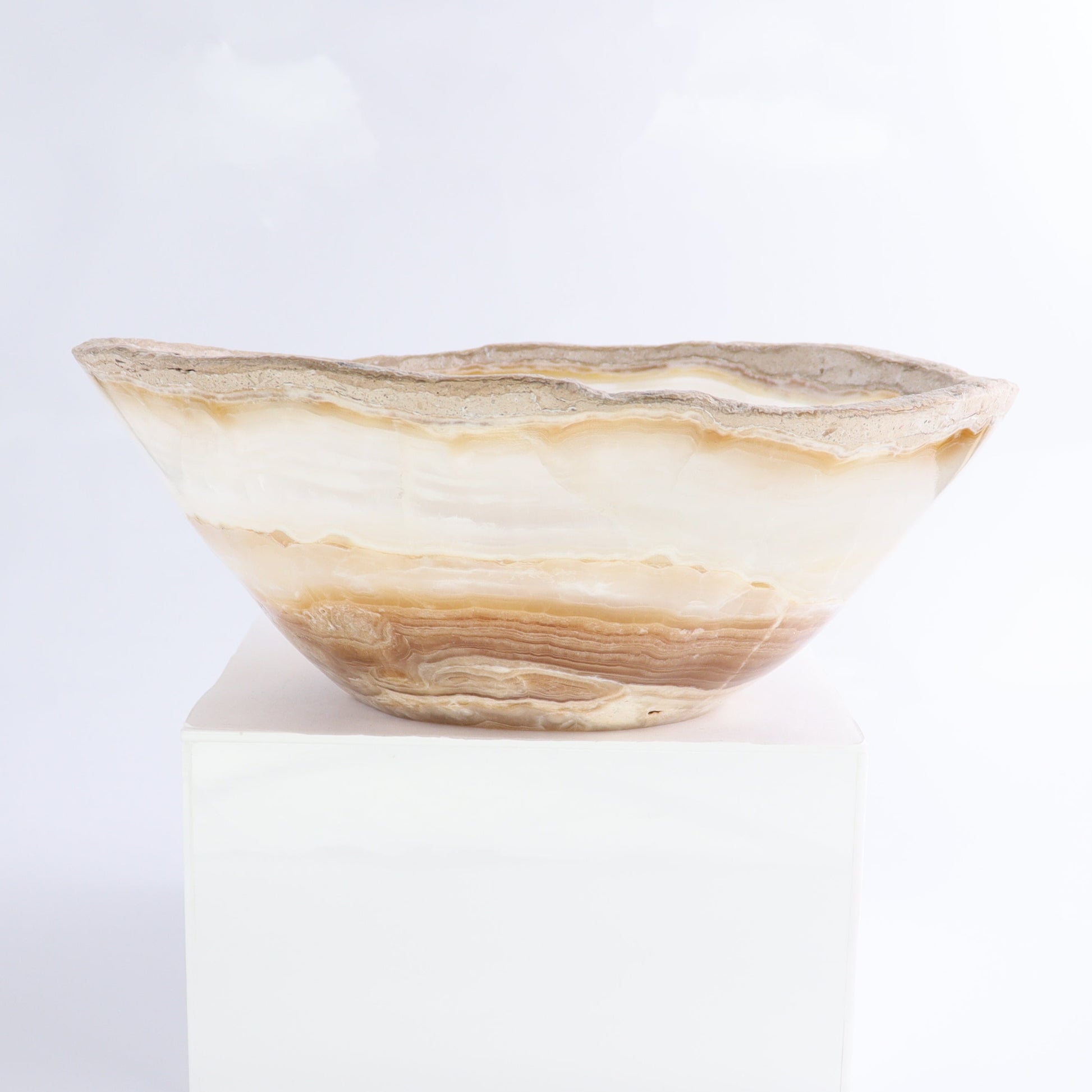 Mexican Onyx/Calcite Bowl - Expert Wholesale and Supplier of Wholesale Crystals & Bulk Gemstones, ["Bowls","Calcite","Mexico","onyx"]